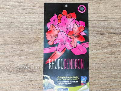 etiquetas para plantas con relieve